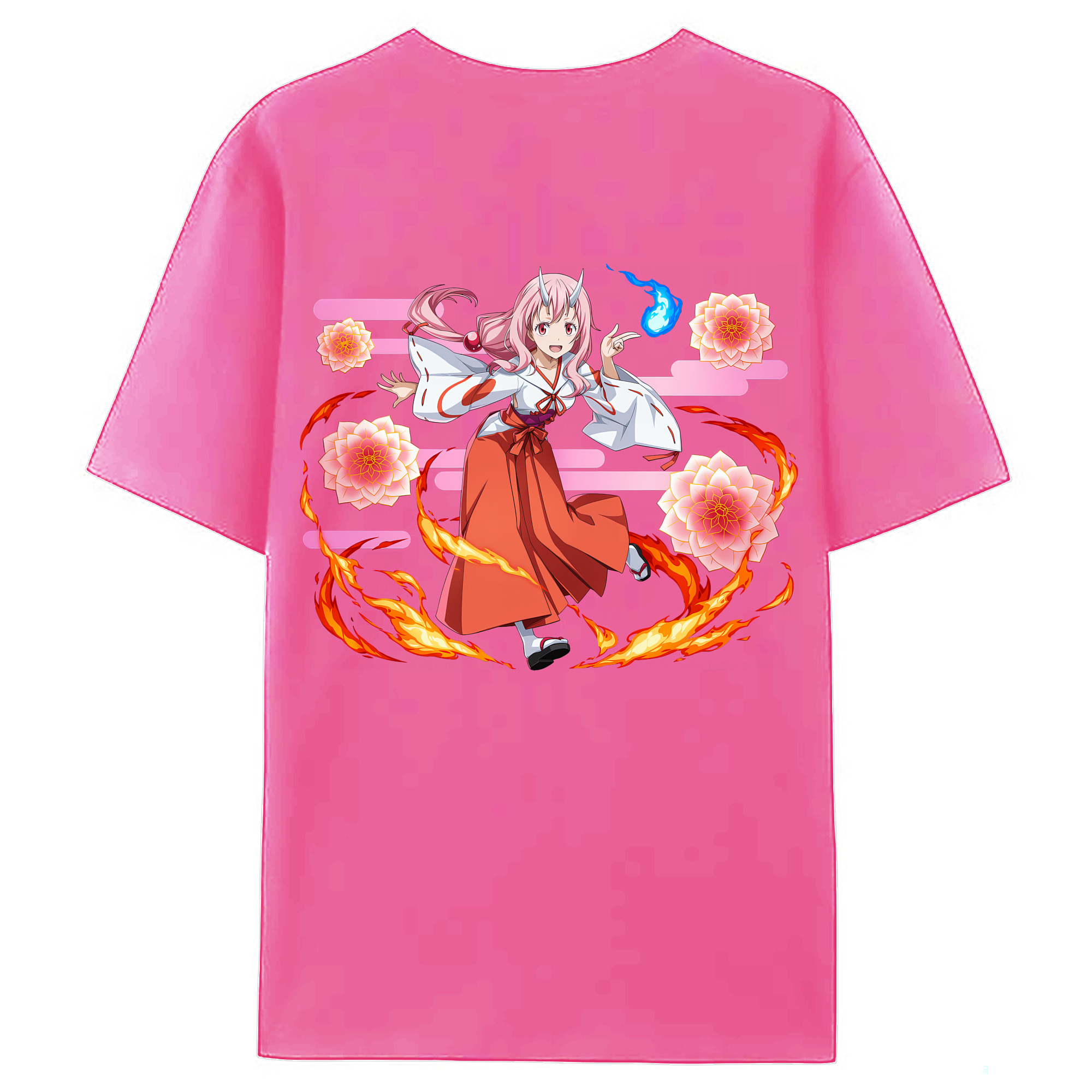 （画像用） 転スラ Regarding Reincarnated to Slime レディース半袖Tシャツ(バックプリント)